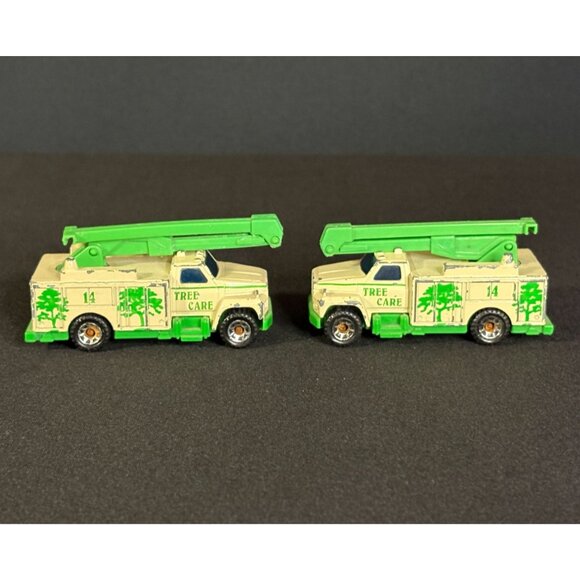 Matchbox Tree Utility Truck Ford Bucket Boom 1989 F-Series MB33 MB74 Toy Car VTG - Picture 4 of 7
